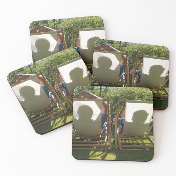 Item preview, A couple in deck chairs designed and sold by Martin Langer.