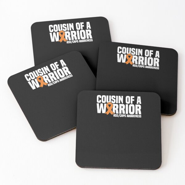 Item preview, Cousin Of A Warrior Orange Ribbon Rsd Crps Awareness Gift  designed and sold by mchargue12.