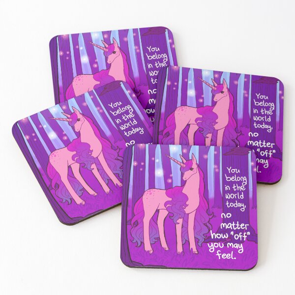 Item preview, "You Belong in the World Today" Enchanted Forest Unicorn designed and sold by thelatestkate.