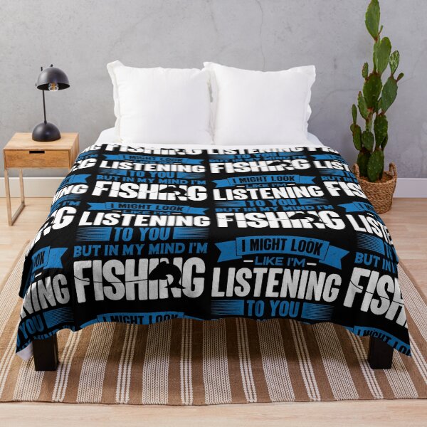 Item preview, I Look Like I'm Listening But In My Mind I'm Fishing | Fish For Life designed and sold by GravitiTees.