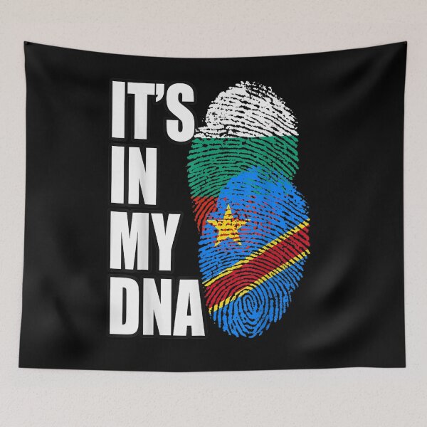 Item preview, Democratic Congolese And Bulgarian Mix Dna Flag Heritage Gift  designed and sold by mchargue12.
