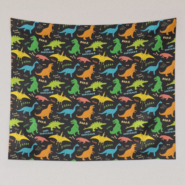 Item preview, Colorful Dinosaur Seamless Pattern, Dinosaur Seamless Pattern Design designed and sold by graphic-genie.