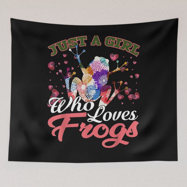 Item preview, Just A Girl Who Loves Frogs Frog Lover Gift  designed and sold by mchargue12.