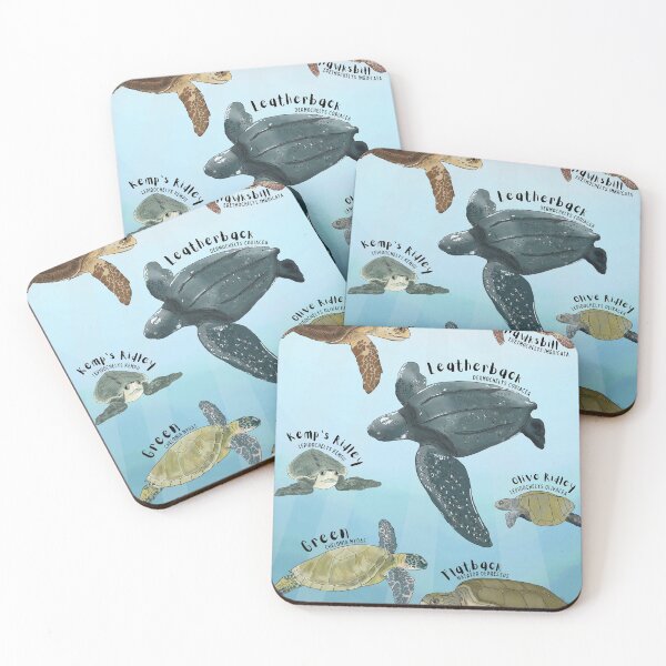 Item preview, Marine Sea Turtle Medley Poster designed and sold by pstrud.
