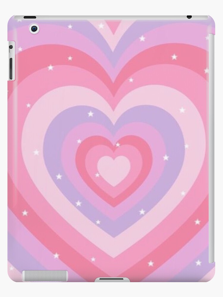 aesthetic y2k pink and purple pastel hearts  iPad Case & Skin for Sale by  Angela Aurel