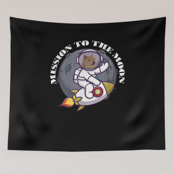 Item preview, Mission To The Moon Dogecoin Funny Dogecoin Crypto Gift designed and sold by mchargue12.