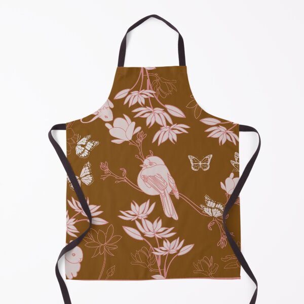 Item preview, Earthy tan nature walk with bunny, bird and butterflies designed and sold by SueKnox.
