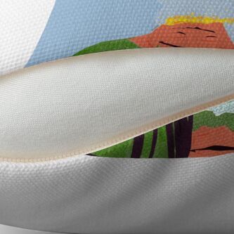 Alternate view of i lava you Throw Pillow