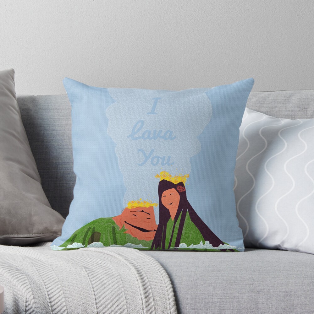 i lava you Throw Pillow