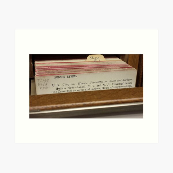 Item preview, Hudson River card catalog designed and sold by gratogratto.
