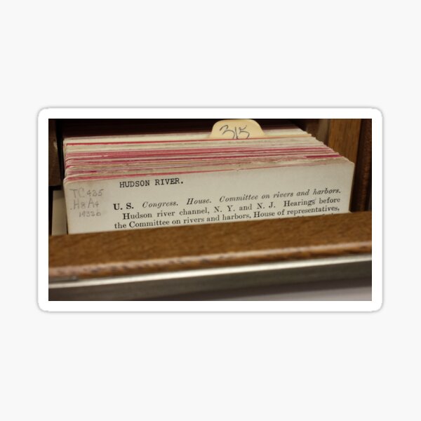 Item preview, Hudson River card catalog designed and sold by gratogratto.