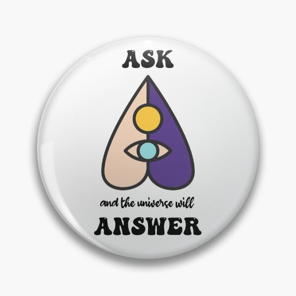 Item preview, Ask And The Universe Will Answer Hippie Planchette designed and sold by Natasha Rolfe.