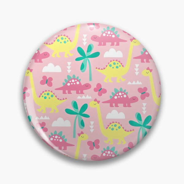 Item preview, Pink Dinosaur Seamless Pattern, Dinosaur Seamless Pattern Design designed and sold by graphic-genie.