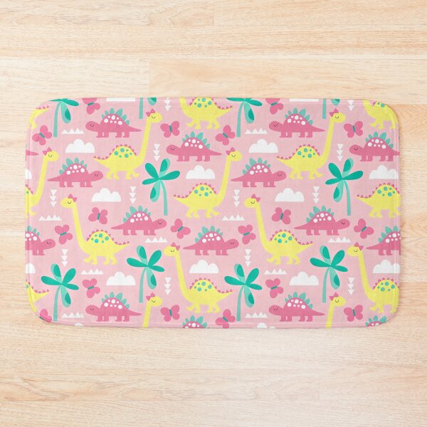 Item preview, Pink Dinosaur Seamless Pattern, Dinosaur Seamless Pattern Design designed and sold by graphic-genie.