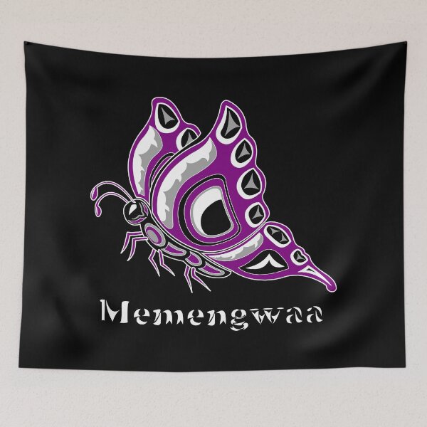 Item preview, Memengwaa (Butterfly) Asexual Pride designed and sold by KendraHowland.