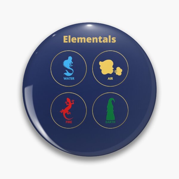 Item preview, Elementals | gnome, undine, sylph, salamander designed and sold by Emma's New York Magic.