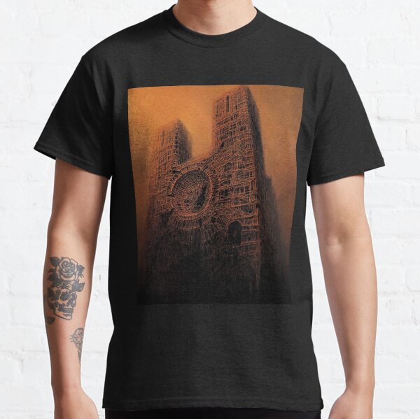 Item preview, Untitled (Cathedral), by Zdzisław Beksiński designed and sold by JustContemplate.