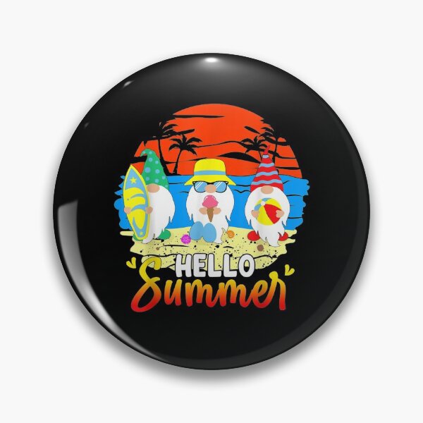 Item preview, Hello Summer Gnomes Beach Party Summer Vibes Gift  designed and sold by mchargue12.