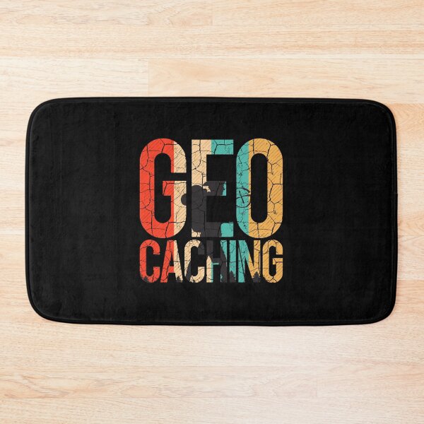 Item preview, Retro Style Vintage Geocaching Typography Geocacher designed and sold by zubakbrita.