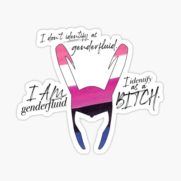 Loki identity Sticker