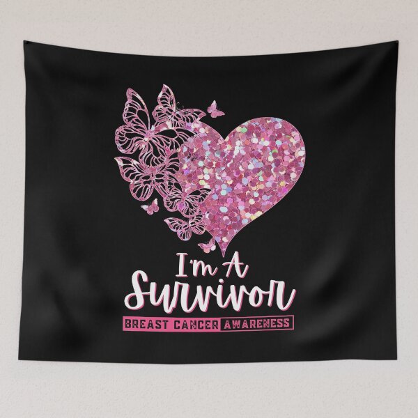 Item preview, Pink butterfly, Breast cancer fighters Matching Apparel tee designed and sold by ReichBourne.