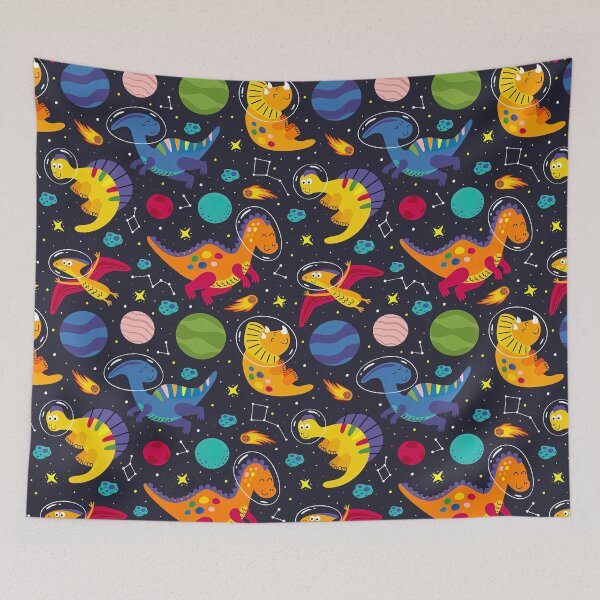 Item preview, Astro Dinosaur Seamless Pattern, Dinosaur Seamless Pattern Design designed and sold by graphic-genie.