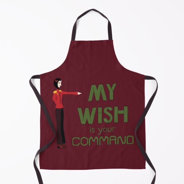 Item preview, my wish is your command-maroon background designed and sold by --SorahMalka--.