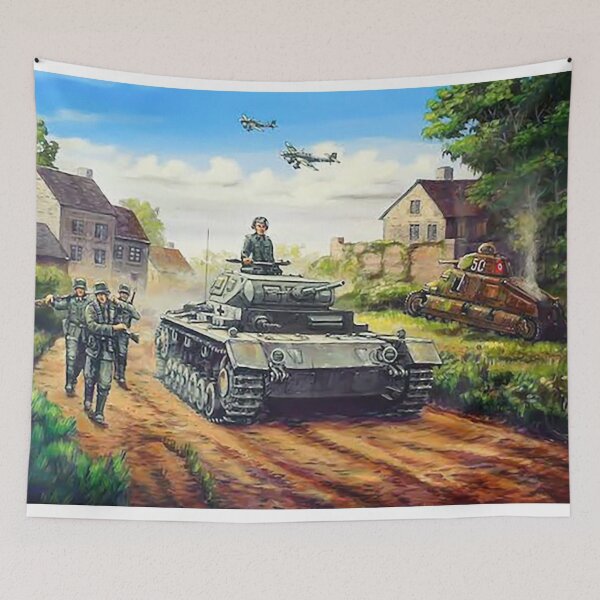 Item preview, canvas painting art tank military designed and sold by boehmashleigh.