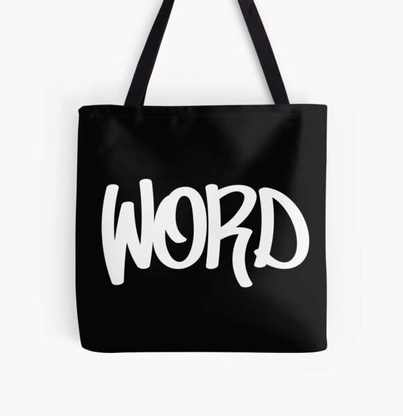 WORD (THE 90s) All Over Print Tote Bag