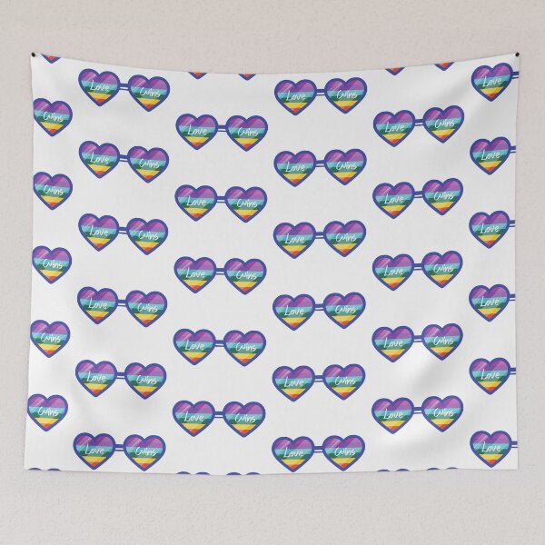 Item preview, Love Wins In My Eyes Rainbow Pride Sunglasses, Pride Allyship designed and sold by MamaSweetea.