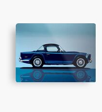 Triumph TR5 Painting Metal Print