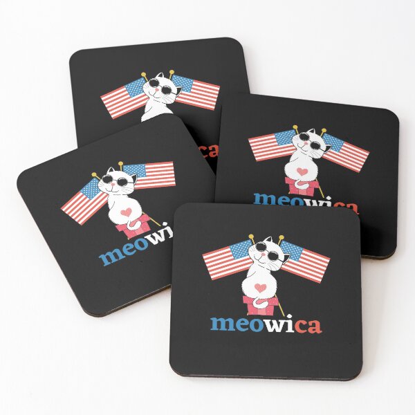 Item preview, Meowica 4th July Cat American Patriotic designed and sold by MoTeesMo.