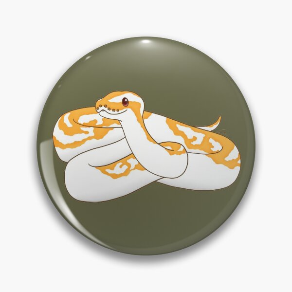 Item preview, Albino Piebald Ball Python Illustration designed and sold by anacecilia.