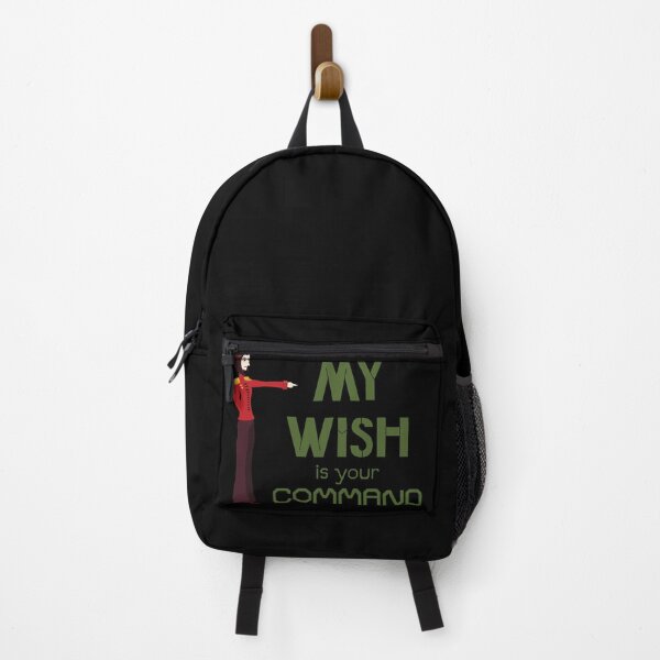 Item preview, my wish is your command-black background designed and sold by --SorahMalka--.