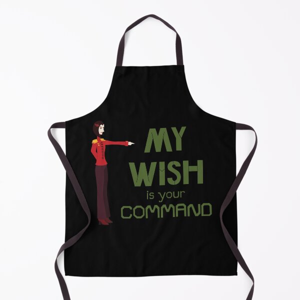 Item preview, my wish is your command-black background designed and sold by --SorahMalka--.