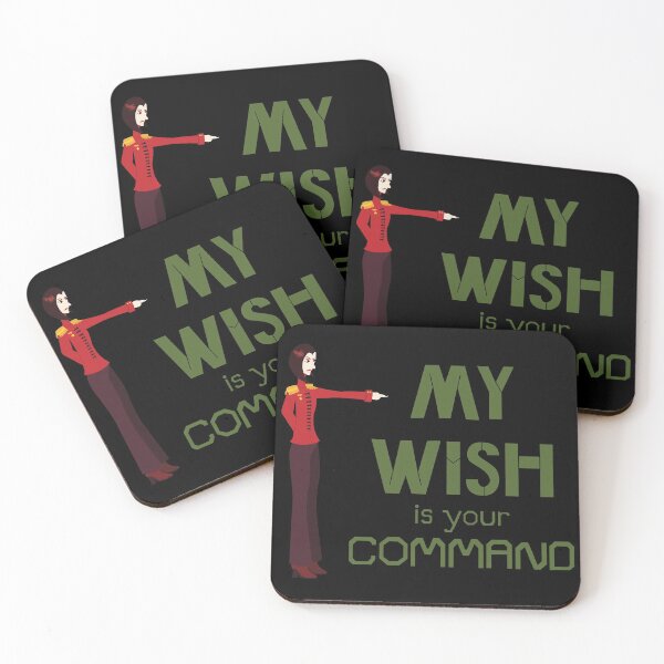 Item preview, my wish is your command-black background designed and sold by --SorahMalka--.