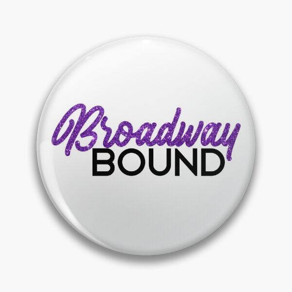 Item preview, Broadway bound purple glitter script designed and sold by taylor-lang.