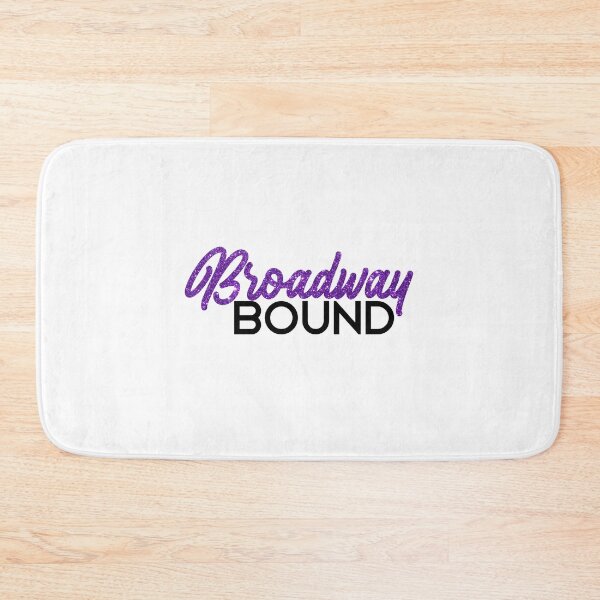 Item preview, Broadway bound purple glitter script designed and sold by taylor-lang.