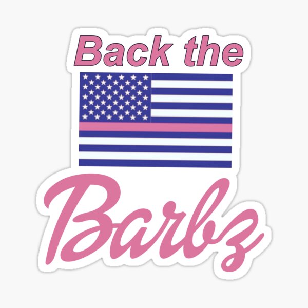 "Back The Barbz " Sticker For Sale By VibinPoodle | Redbubble