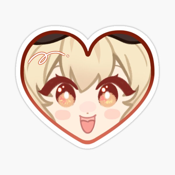 Klee ♥ Genshin Impact Heart Sticker