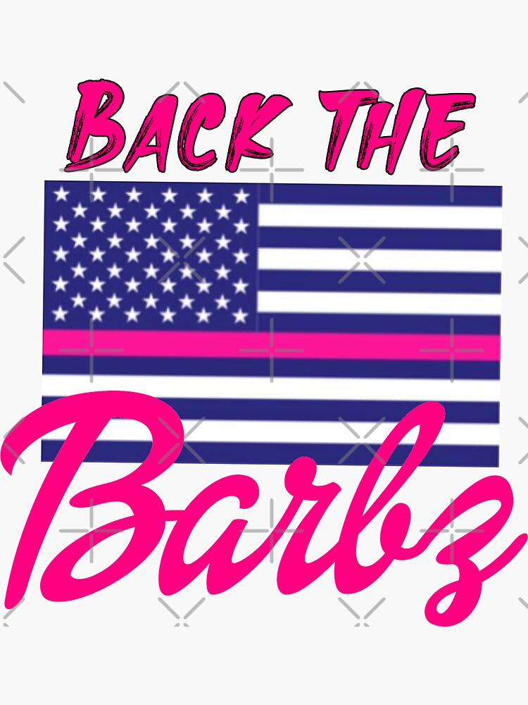 "Back The Barbz " Sticker For Sale By VibinPoodle | Redbubble