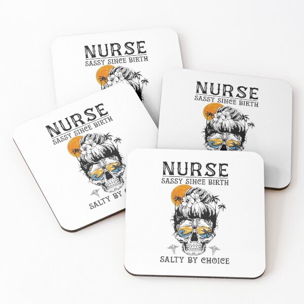 Item preview, Nurse Sassy Since Birth Salty By Choice Sunset designed and sold by Florian-1.