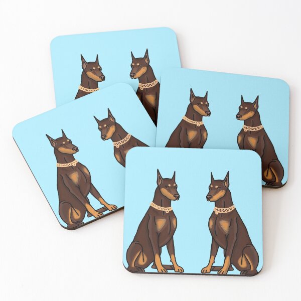 Item preview, Twin Doberman's designed and sold by MoonbeamPhoto.