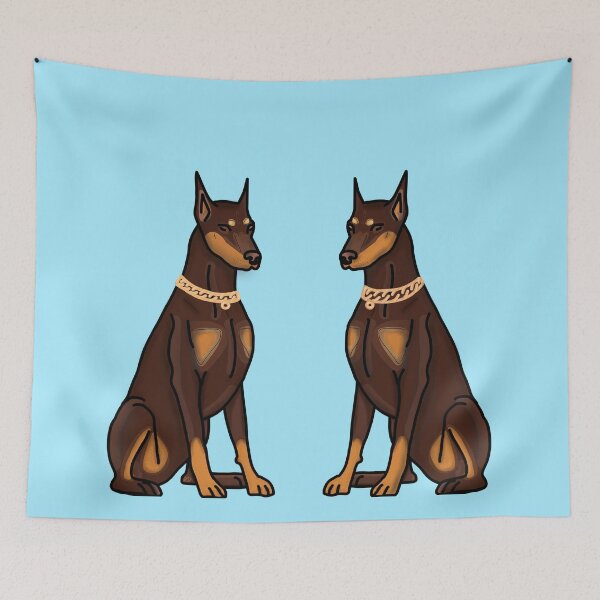 Item preview, Twin Doberman's designed and sold by MoonbeamPhoto.
