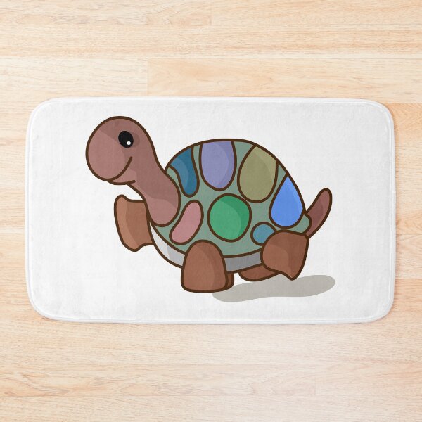 Artikelvorschau, süße Schildkröte braun, Schildkröte, die am Boden arbeitet, süßer Schildkrötenvektor, Vektorbild auf weißem Hintergrund. entworfen und verkauft von WP-7824.