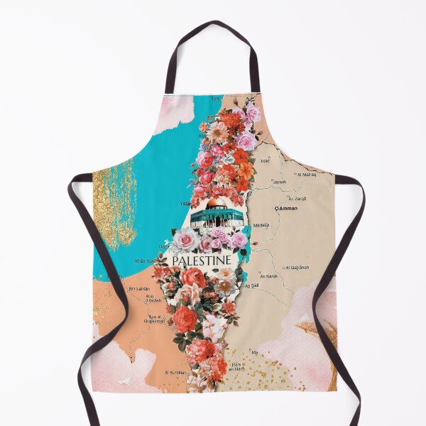 Item preview, Palestine Map With Flowers And Cities And Borders Jerusalem City designed and sold by Dr.YesOrNo.