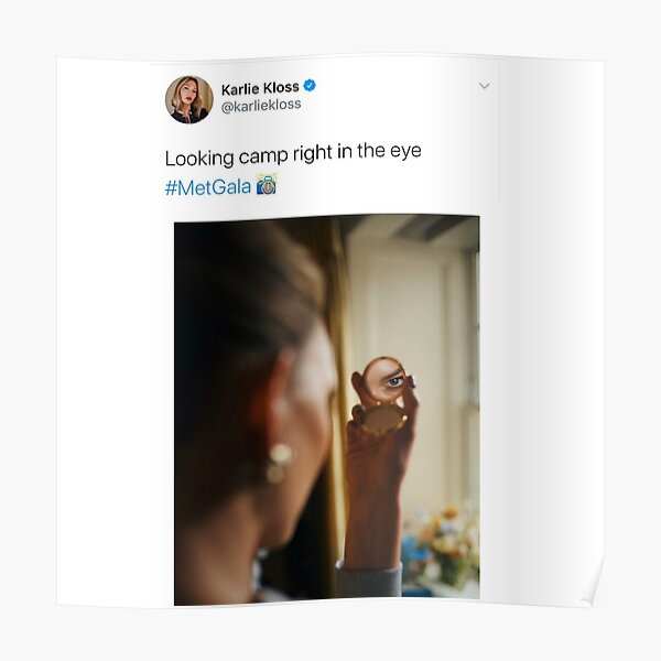 Looking Camp Right In The Eye Tweet Poster By 123gracet Redbubble Looking Camp Right In The Eye Tweet Poster By 123gracet Redbubble