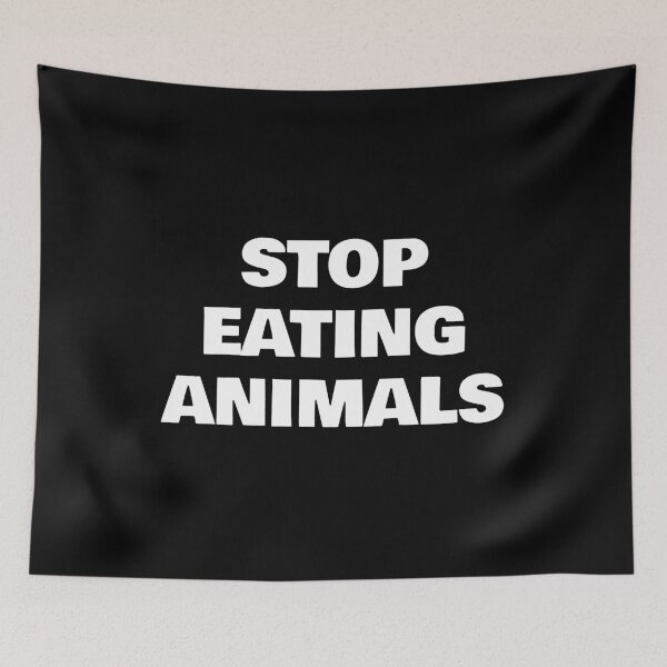 Item preview, STOP EATING ANIMALS  go vegan designed and sold by Inspirationmotivation.