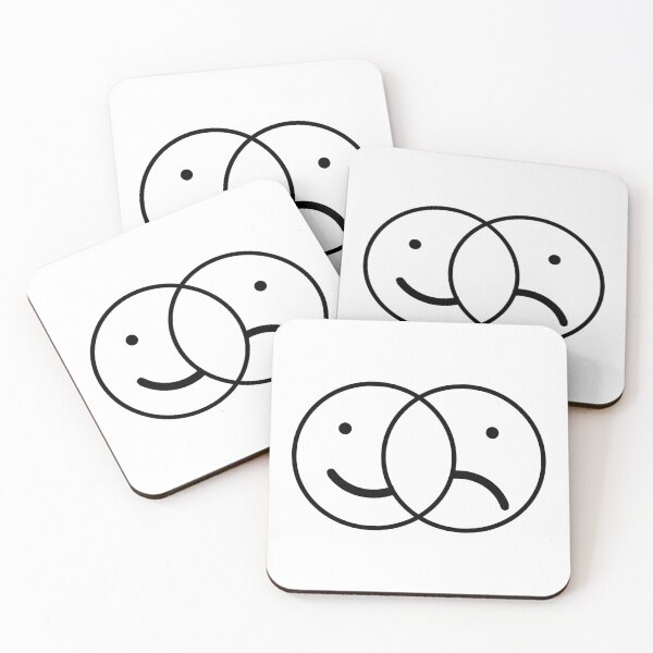 Item preview, happy sad face designed and sold by Meredith Benson.