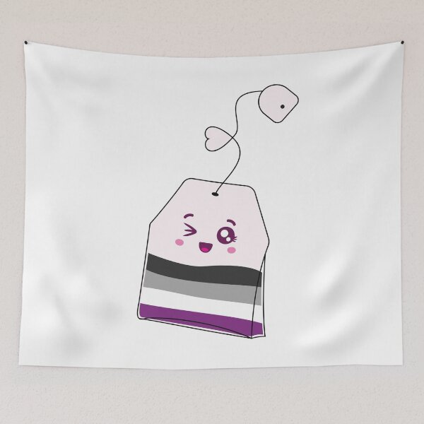 Item preview, Asexual Tea Bag Pride Flag, Asexuality ace Demisexual Greysexual, Asexual Identity Gift designed and sold by ArtsyloShop.